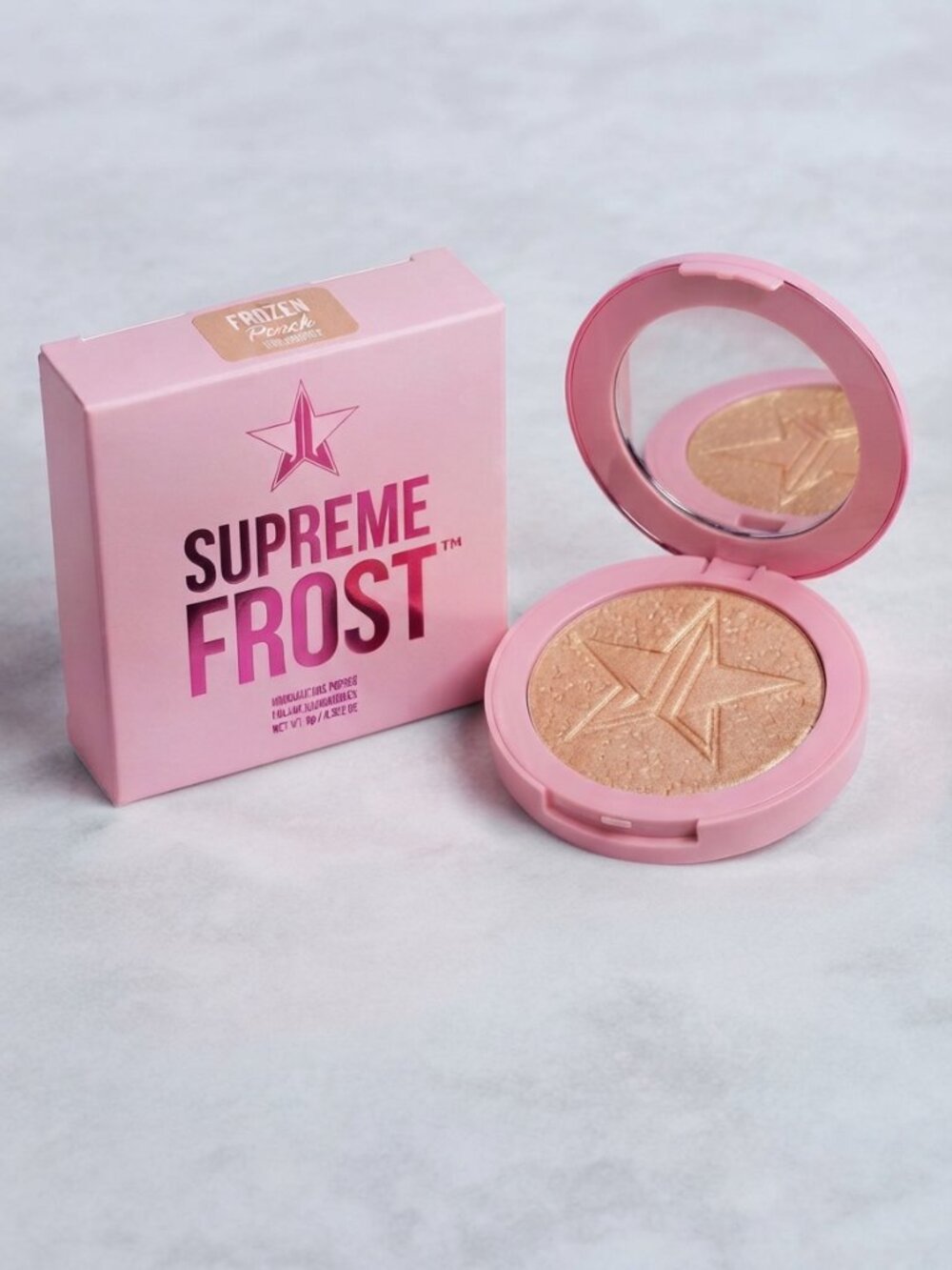 Jeffree Star Cosmetics Supreme Frost Highlighting Powder Frozen Peach NIB